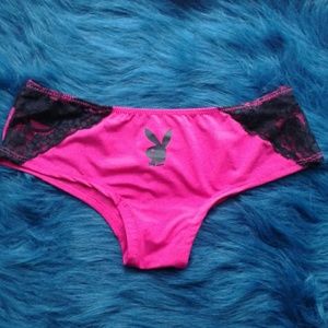 NWOT Hot Pink Playboy Panties